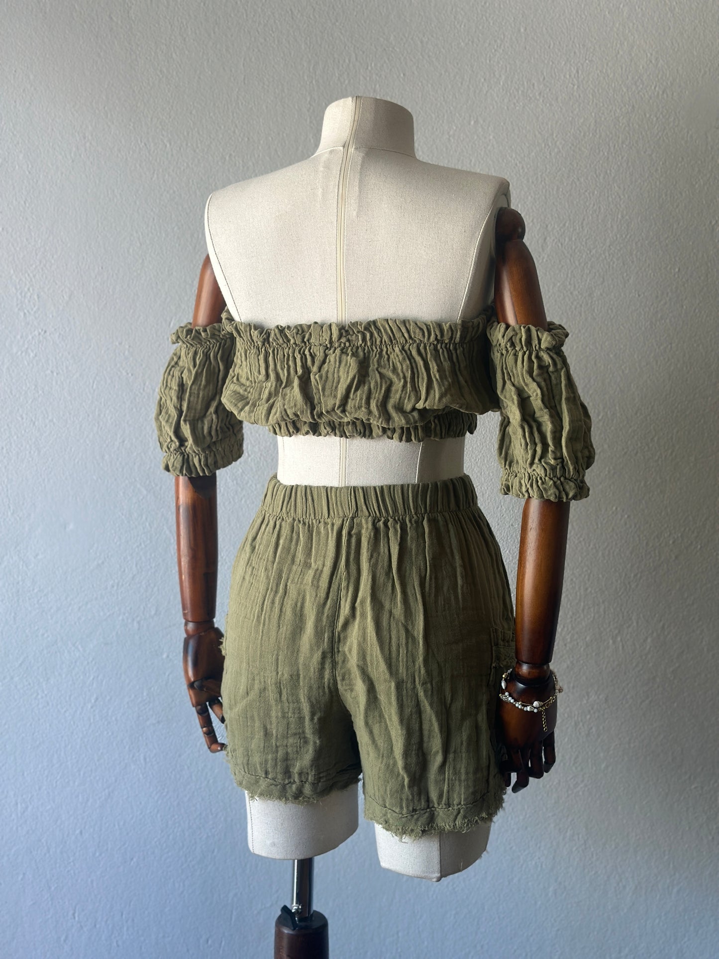 Oasis Özel Tasarım 2li Takım - Haki