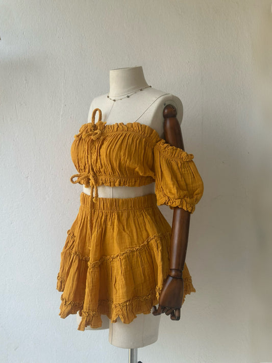 Freya Mini 2li Takım - Hardal