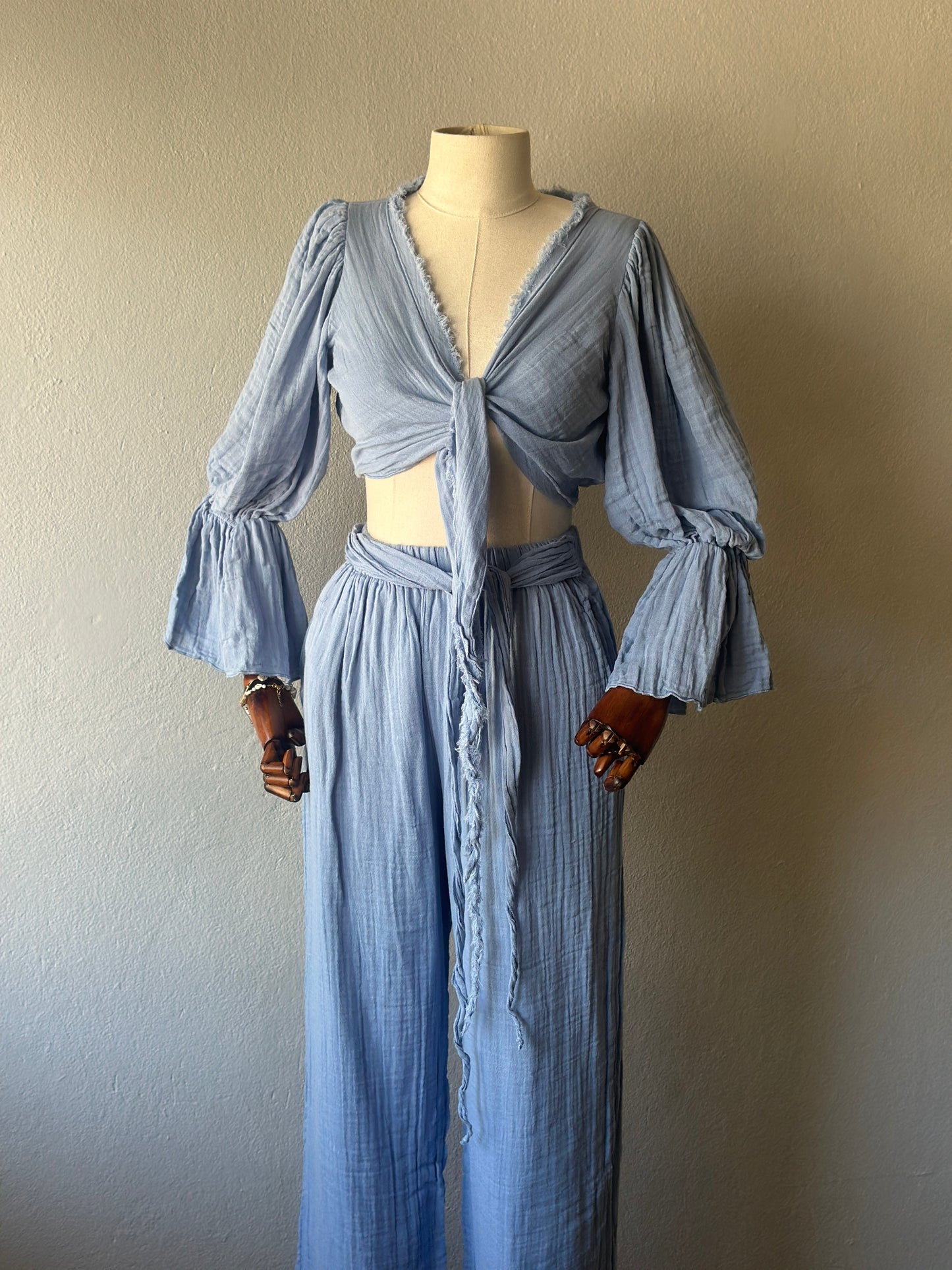 Riva Özel Tasarım 2'li Takım - Bebe Mavi