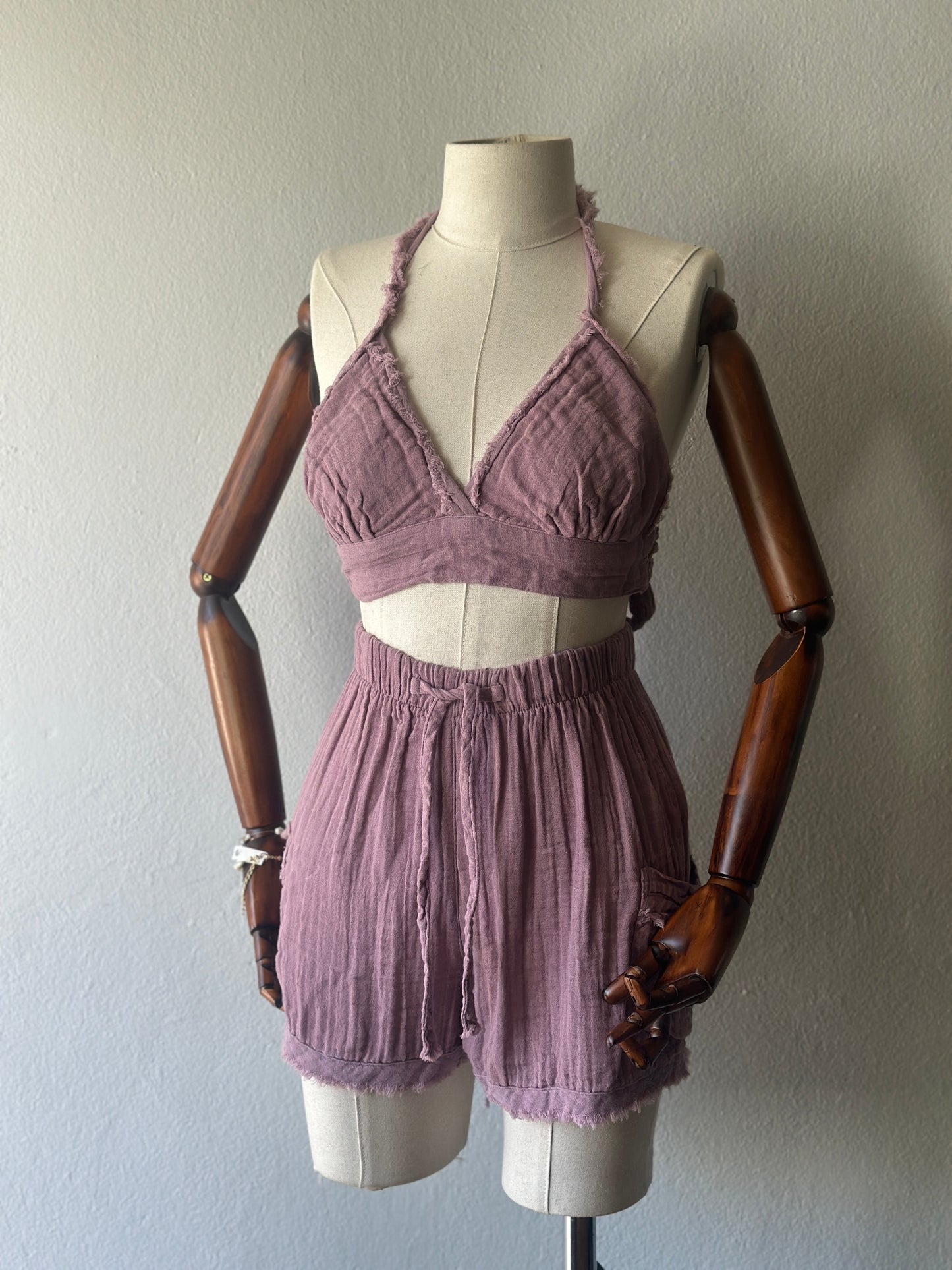 Diva Şortlu 2’li Takım - Gül Kurusu