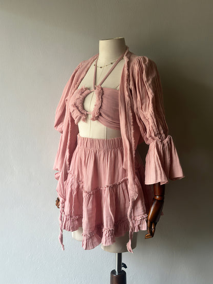 Luna Özel tasarım 3’lü Takım - Pudra