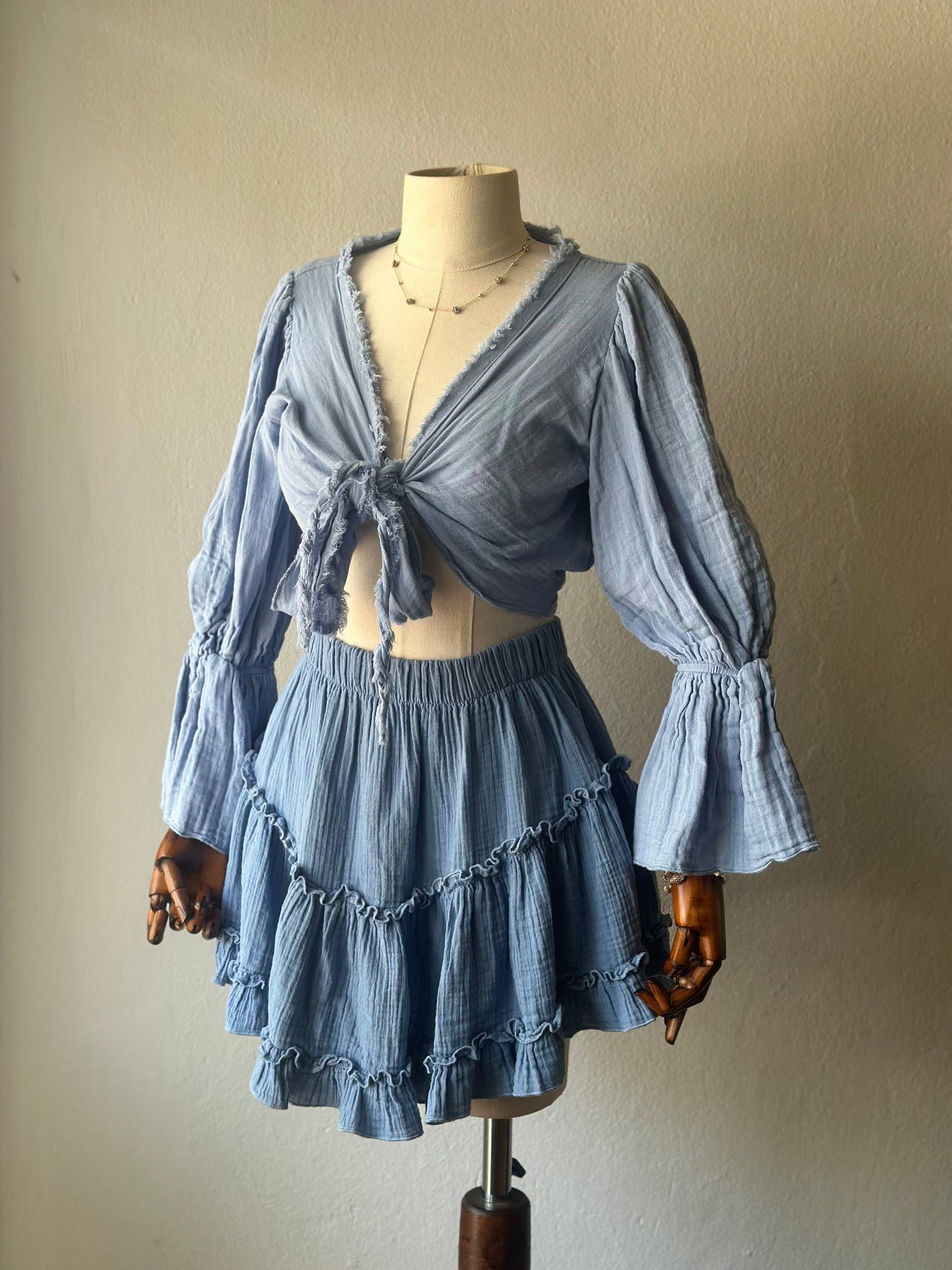 Luna 2li Takım - Bebe Mavi