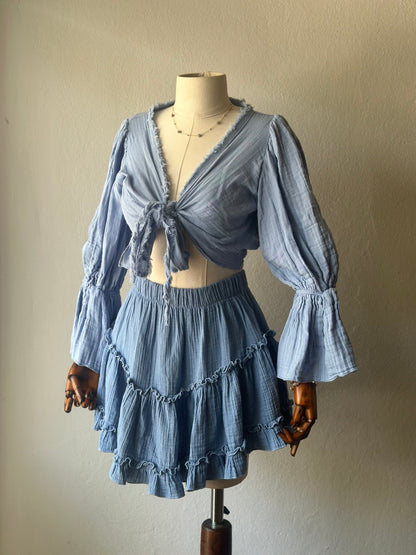 Luna 2li Takım - Bebe Mavi