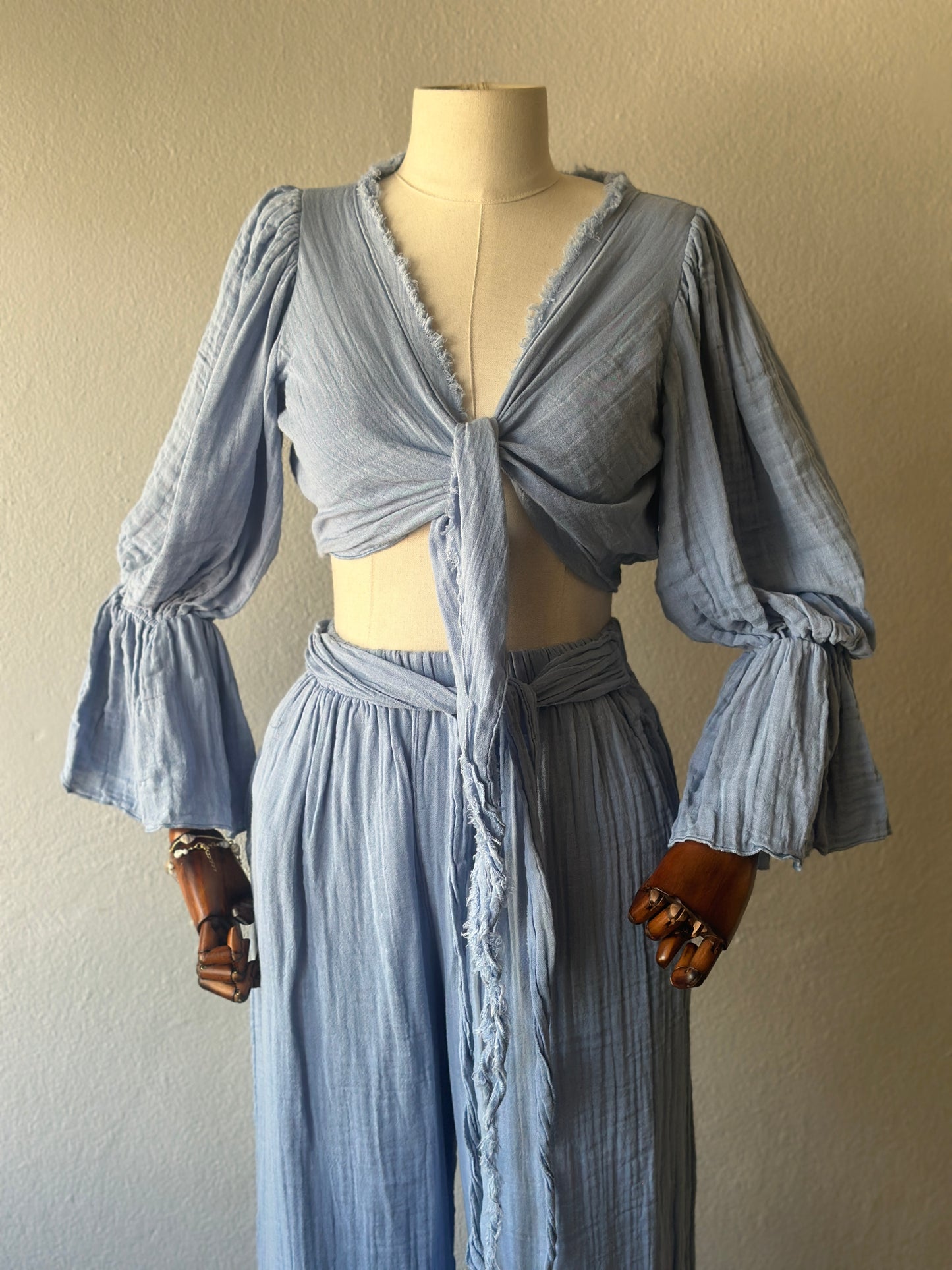 Riva Özel Tasarım 2'li Takım - Bebe Mavi