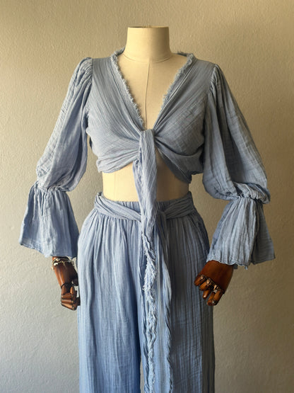 Riva Özel Tasarım 2'li Takım - Bebe Mavi