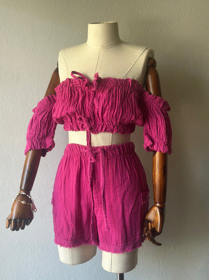 Oasis Özel Tasarım 2’li Takım - Fuşya