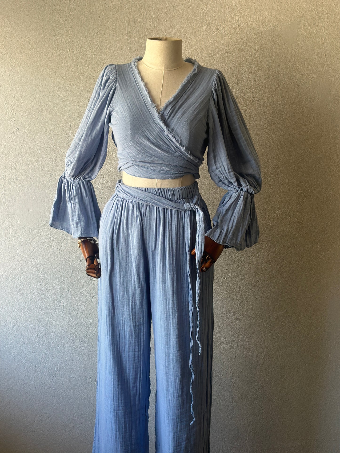 Riva Özel Tasarım 3’lü Takım - Bebe Mavi