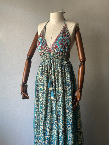 İthal Hint İpek Elbise