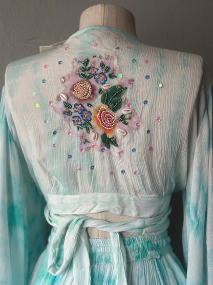 Özel Tasarım İthal 2li takım - bluz ve etek