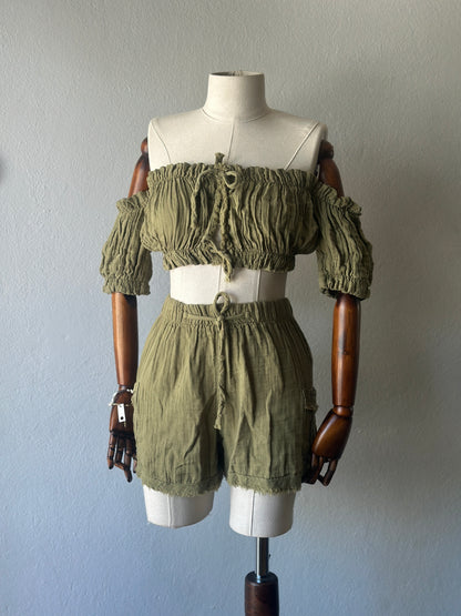 Oasis Özel Tasarım 2li Takım - Haki