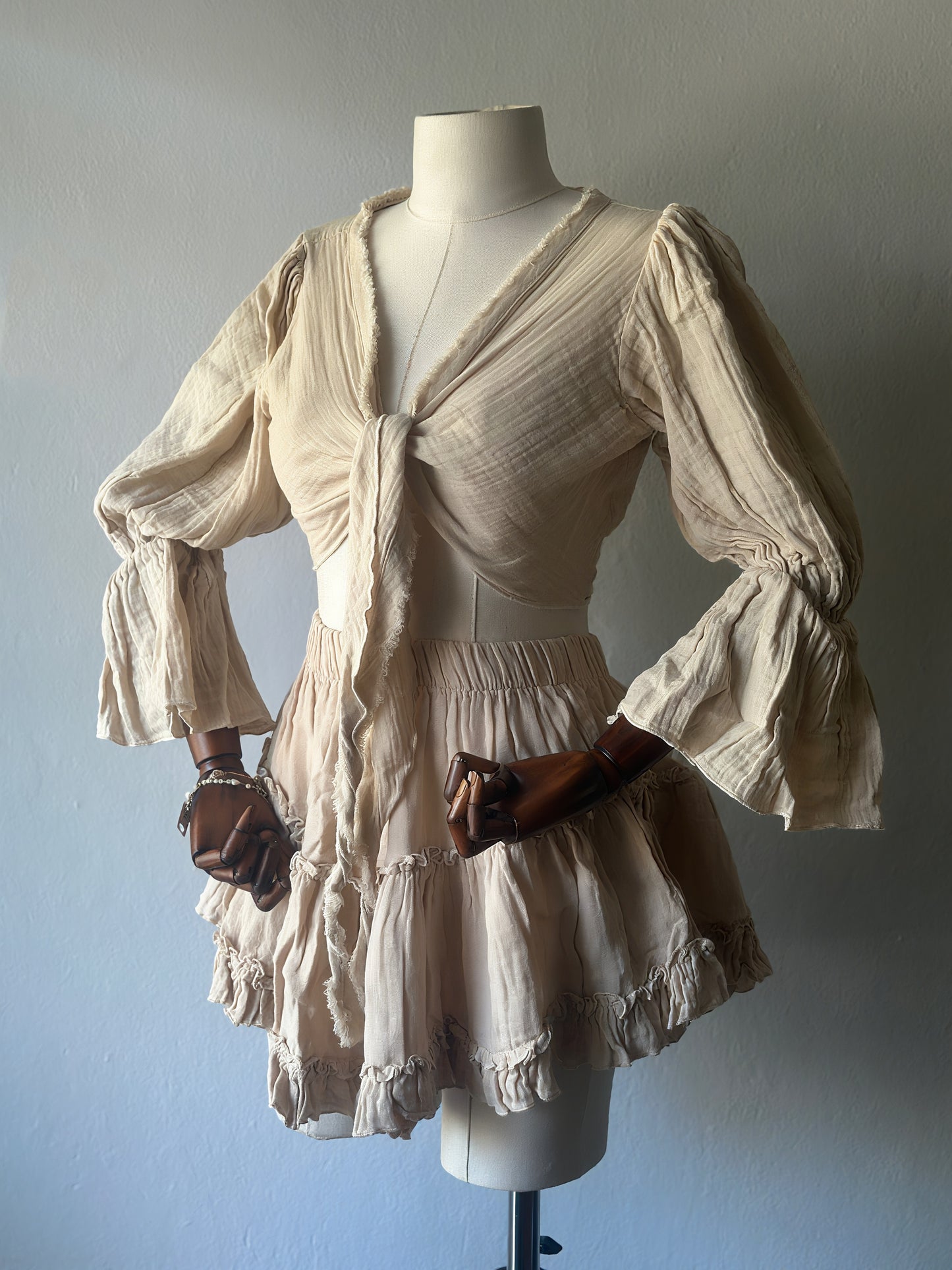 Luna Özel Tasarım 2’li Takım - Bej