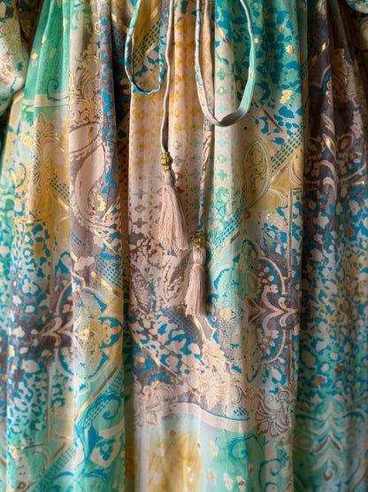 Hint İpek Kollu Elbise - İthal Üründür