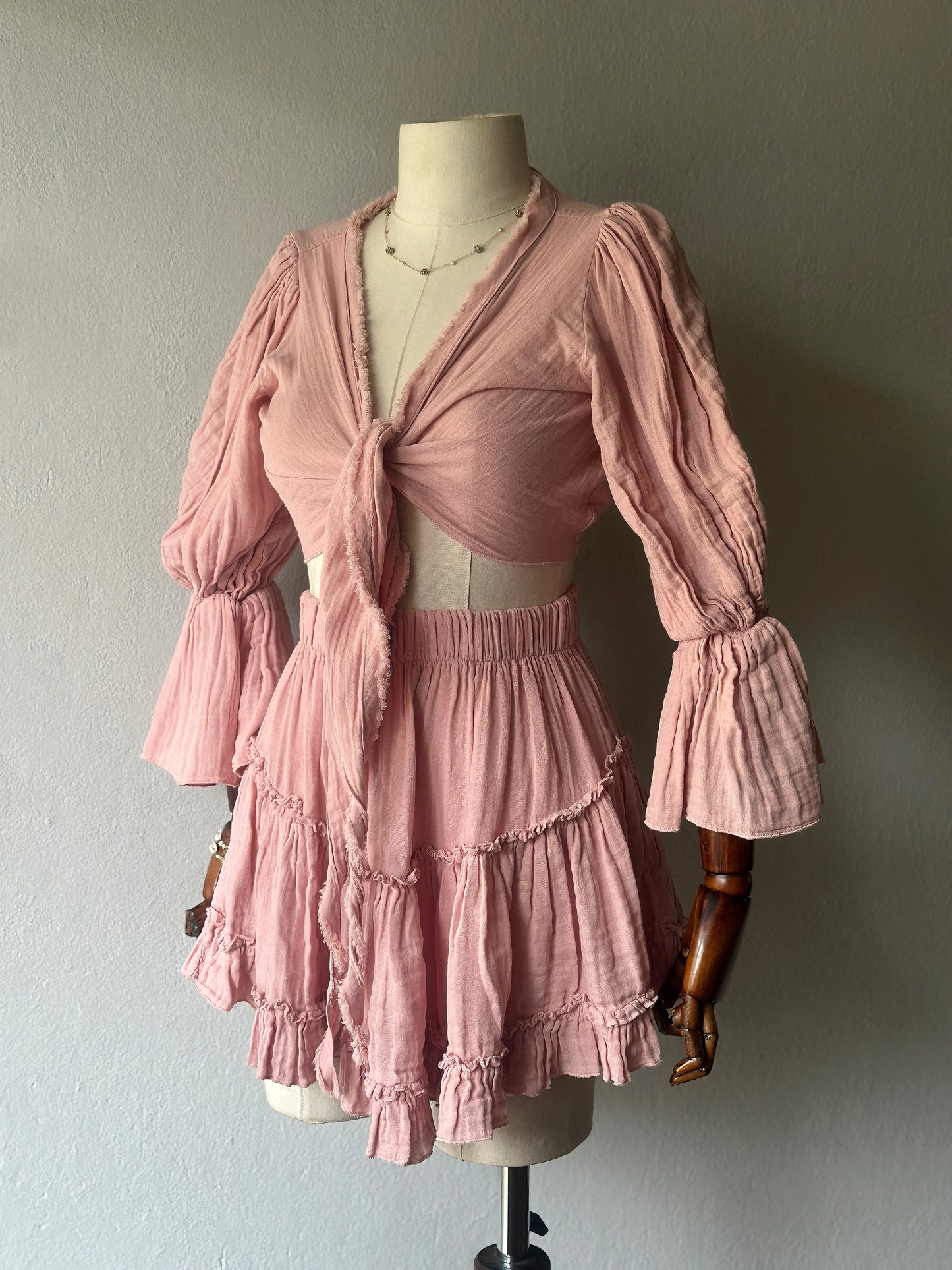 Luna Özel tasarım 3’lü Takım - Pudra