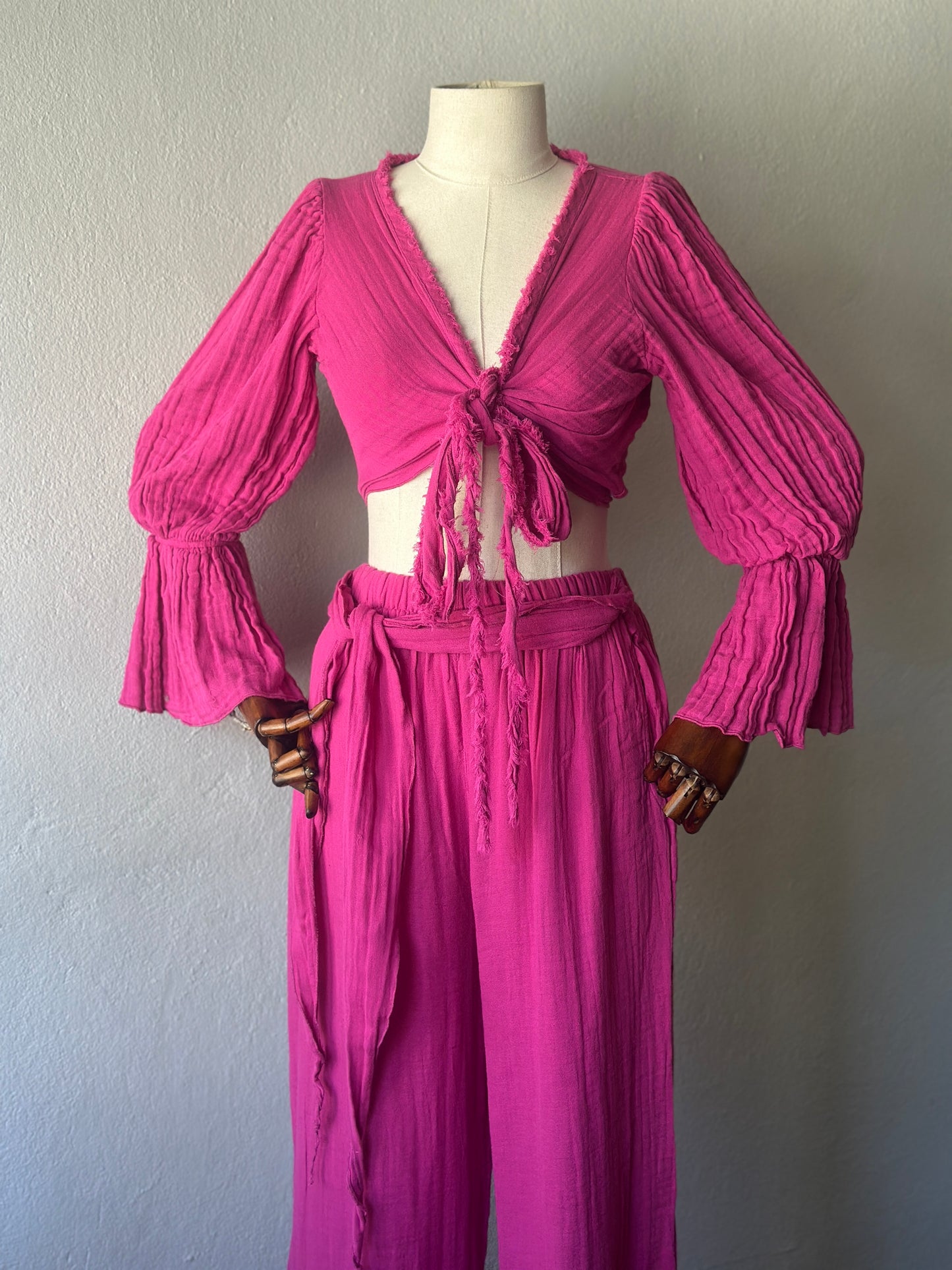 Riva Özel tasarım 3’lü takım - Fuşya