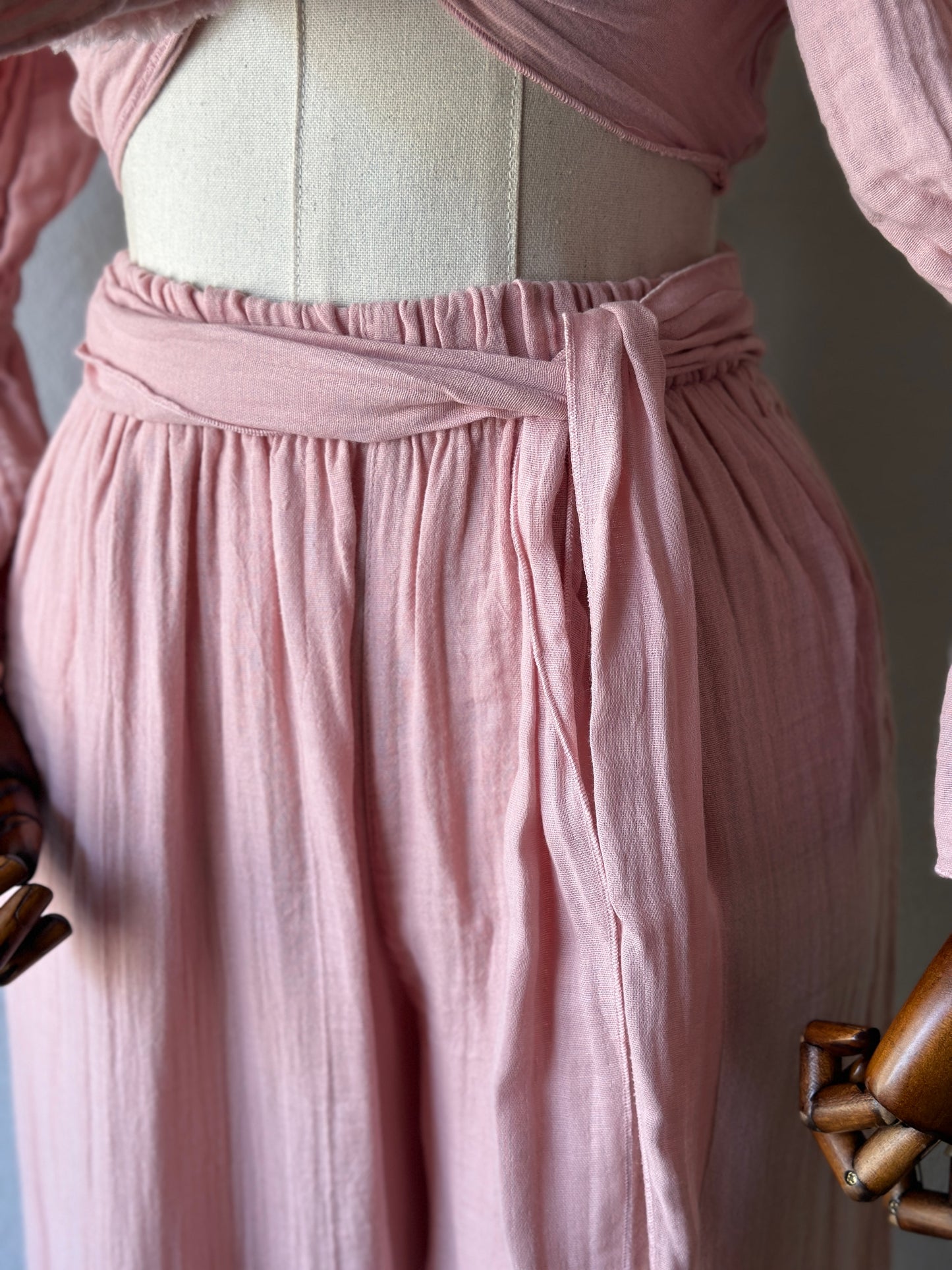 Bluz Pantolonlu 2'li Takım - Pudra