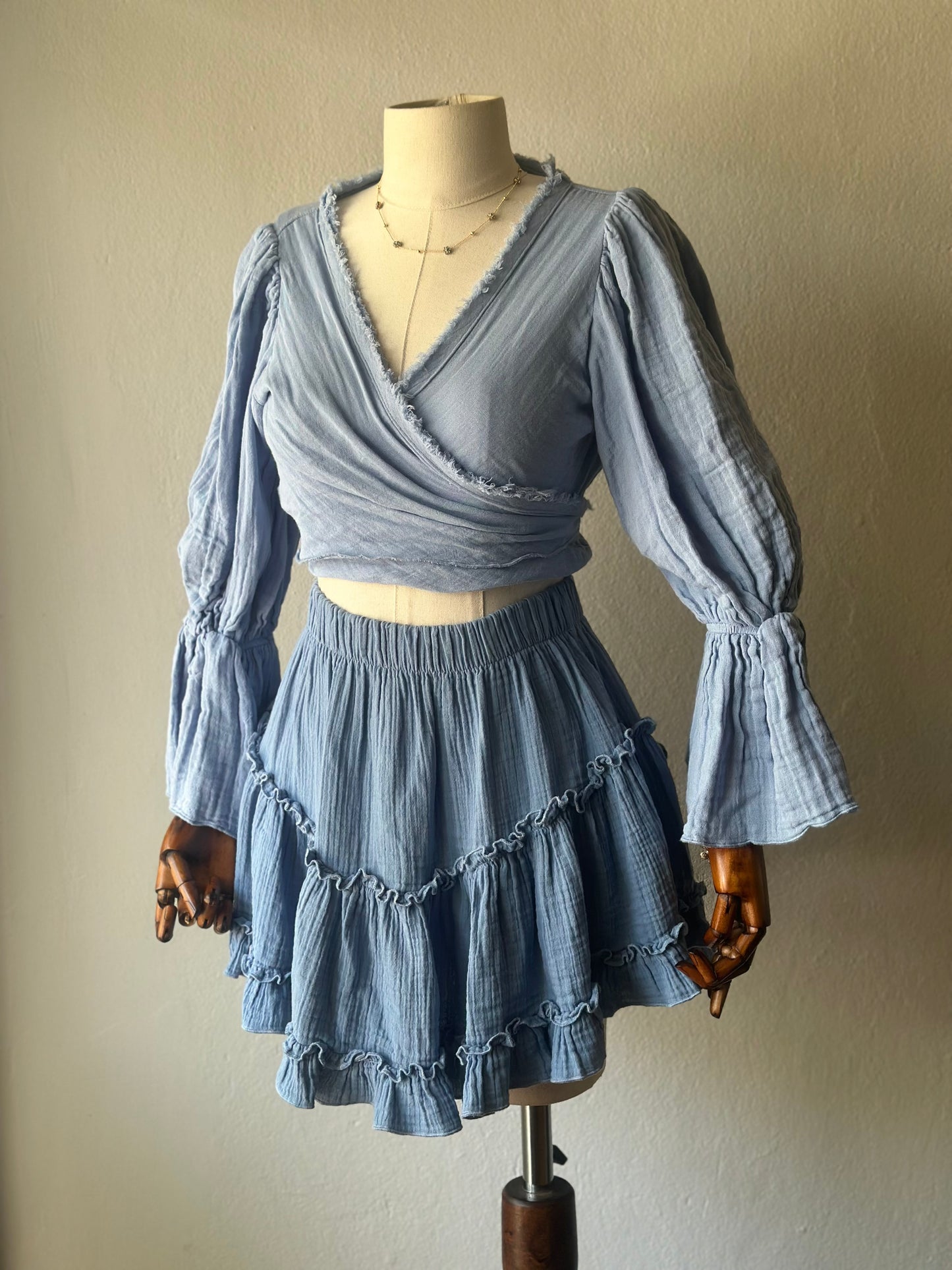 Luna 2li Takım - Bebe Mavi