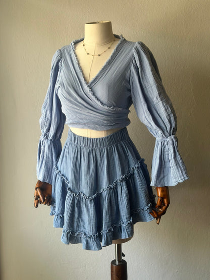 Luna 2li Takım - Bebe Mavi