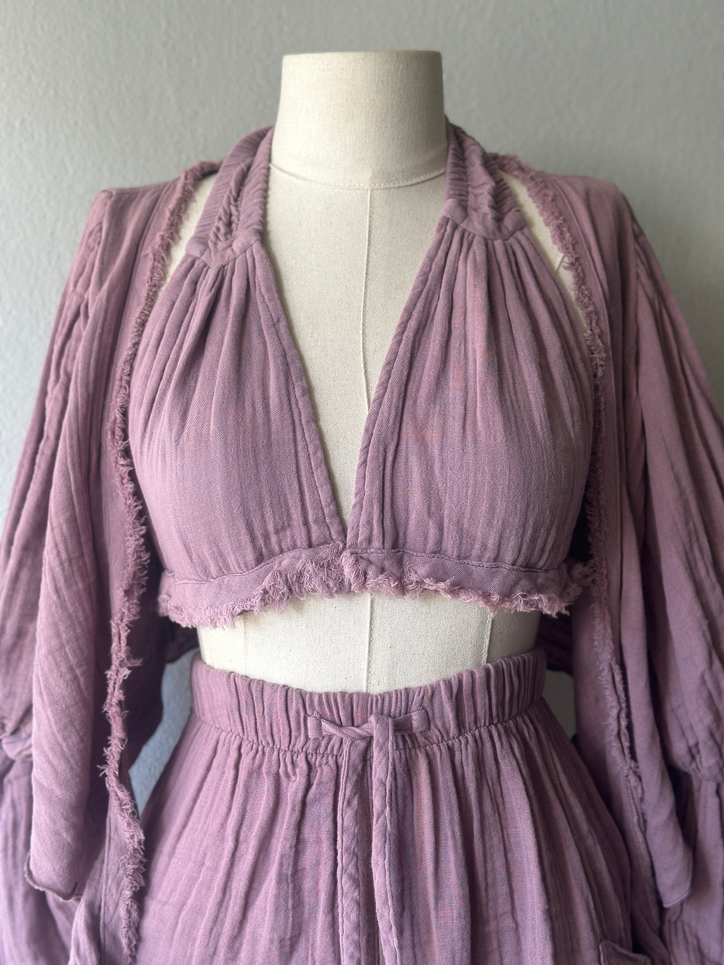 Özel Tasarım 3lü takım - Gül Kurusu