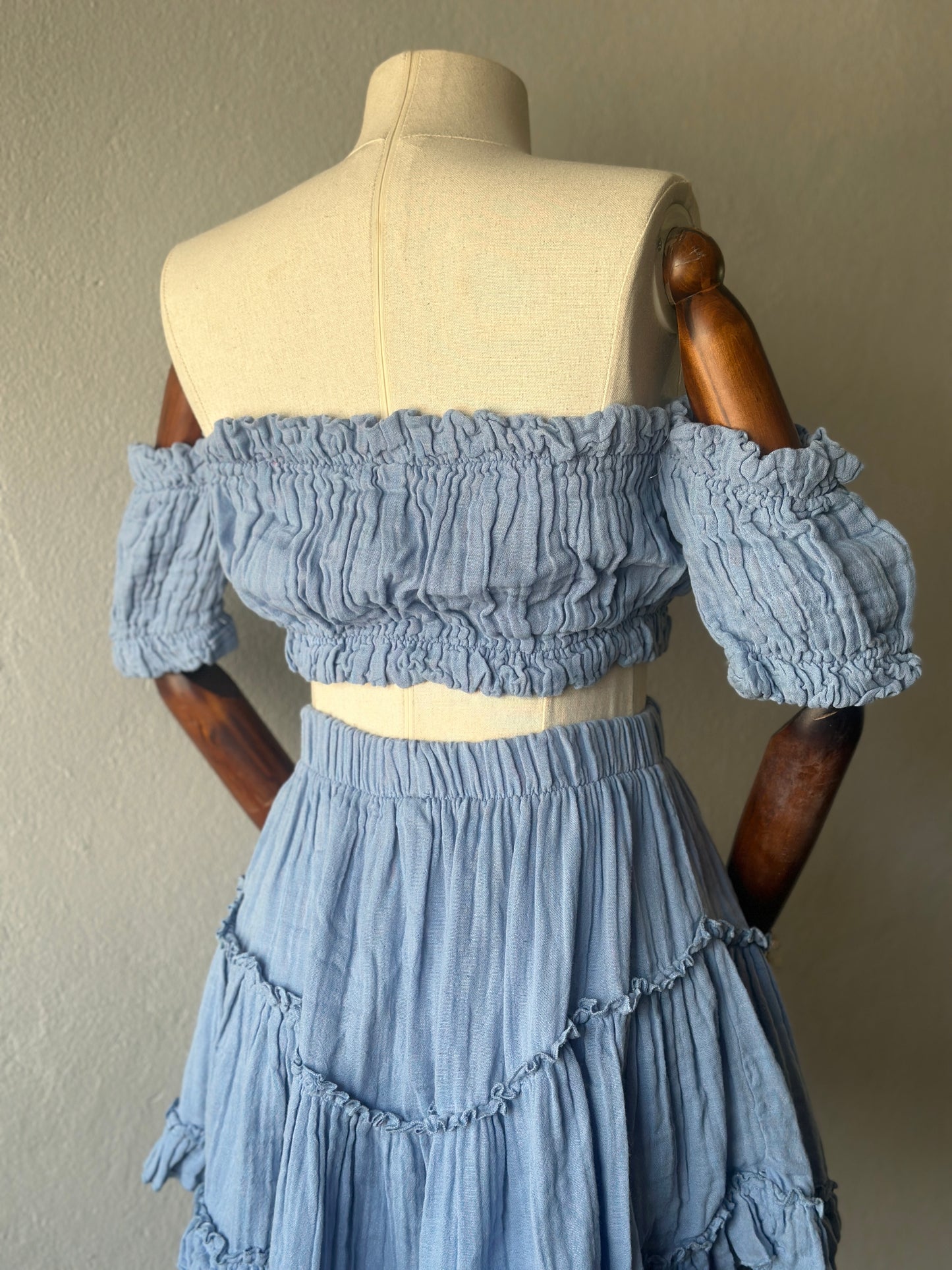 Mini Freya Özel Tasarım 2’li Takım - Bebe Mavi