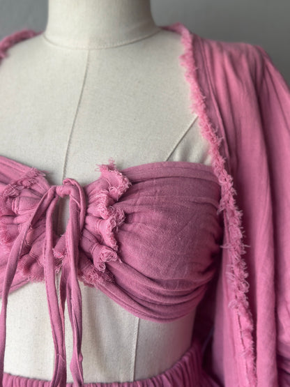 Luna Özel Tasarım 3’lü Takım - pembe