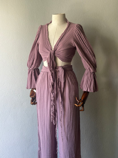 Riva Özel Tasarım 3lü Takım - Gül Kurusu