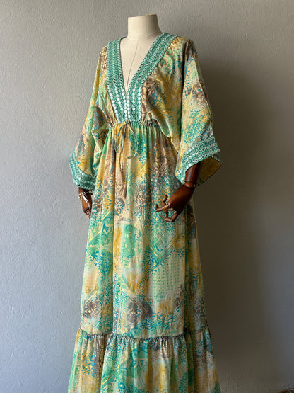 Hint İpek Kollu Elbise - İthal Üründür