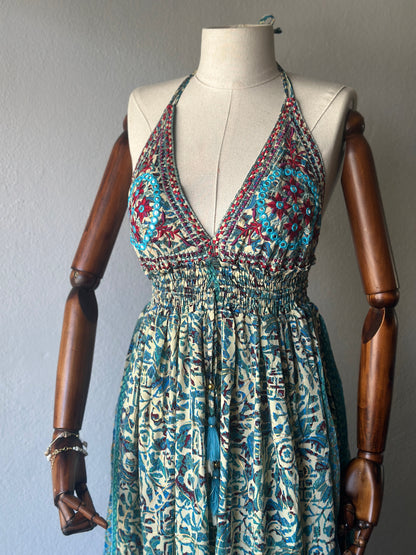 İthal Hint İpek Elbise