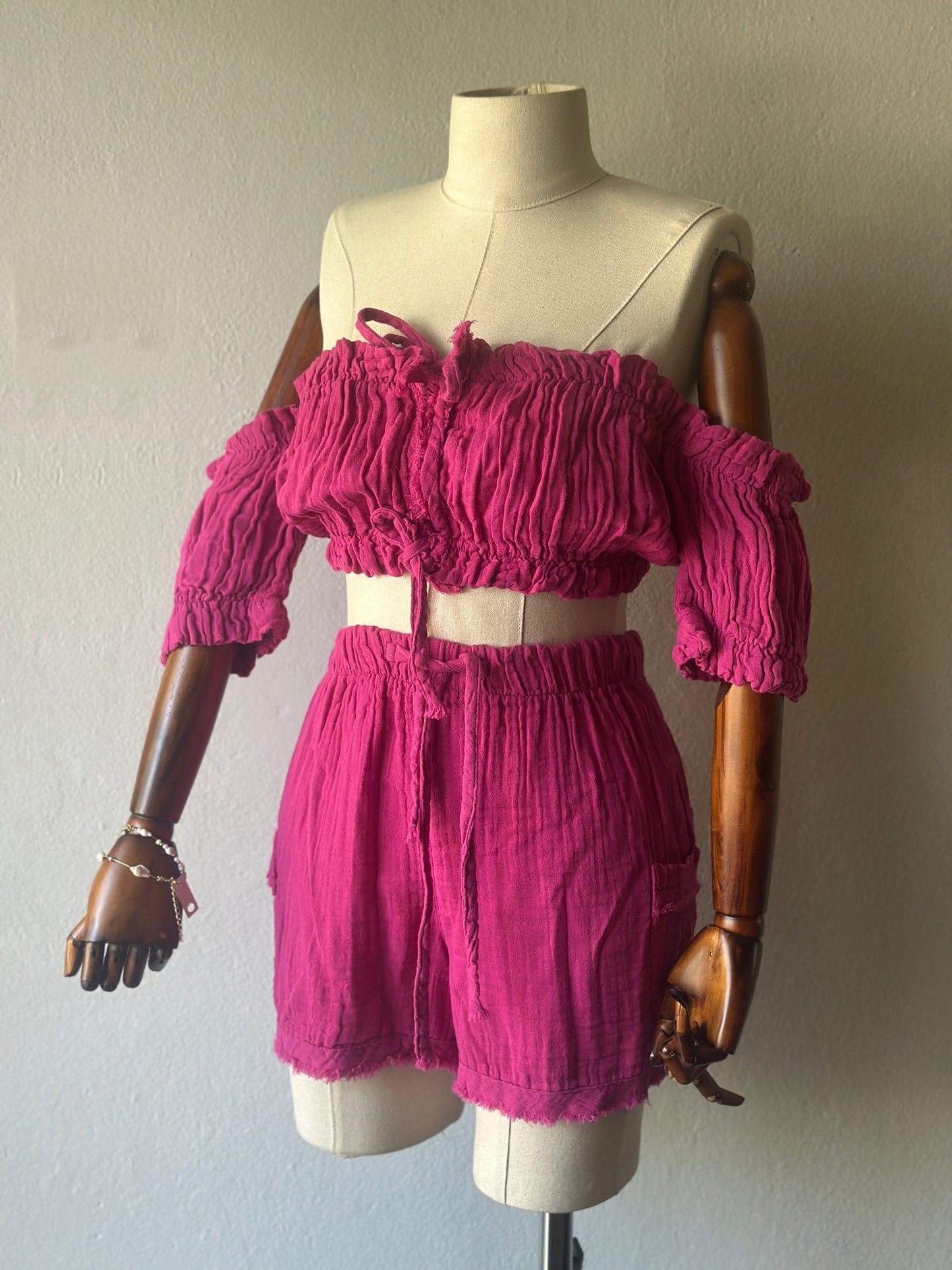 Oasis Özel Tasarım 2’li Takım - Fuşya