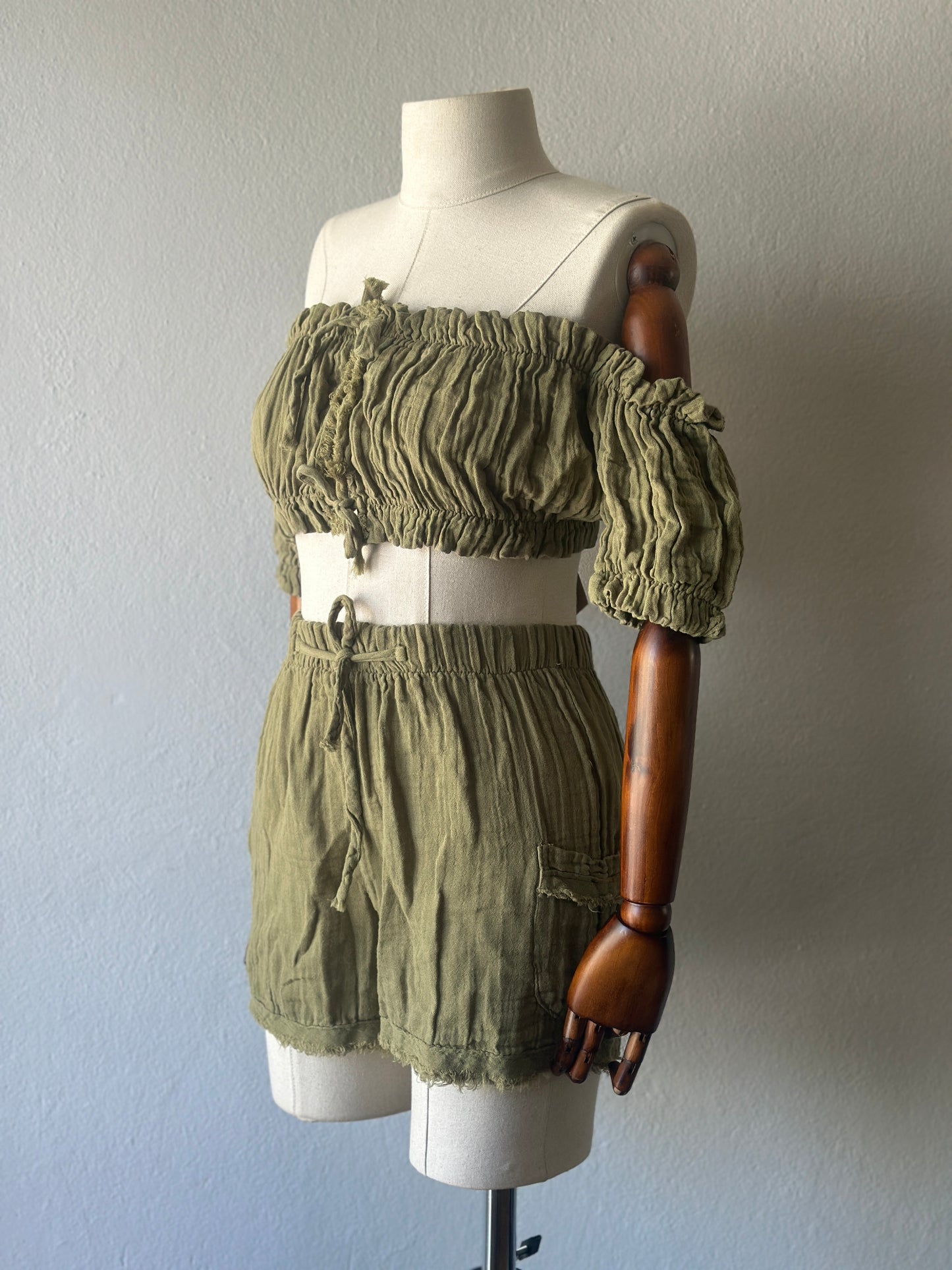 Oasis Özel Tasarım 2li Takım - Haki