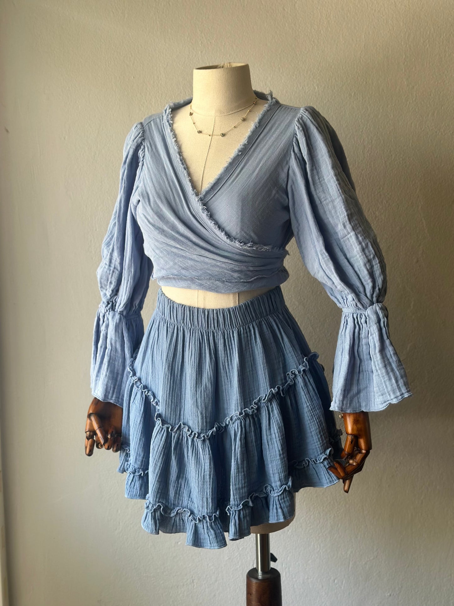 Luna 2li Takım - Bebe Mavi