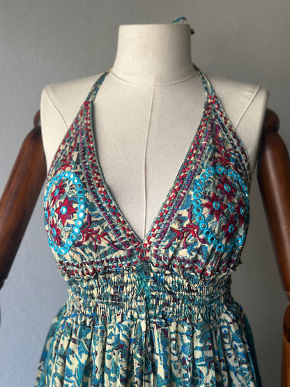 İthal Hint İpek Elbise