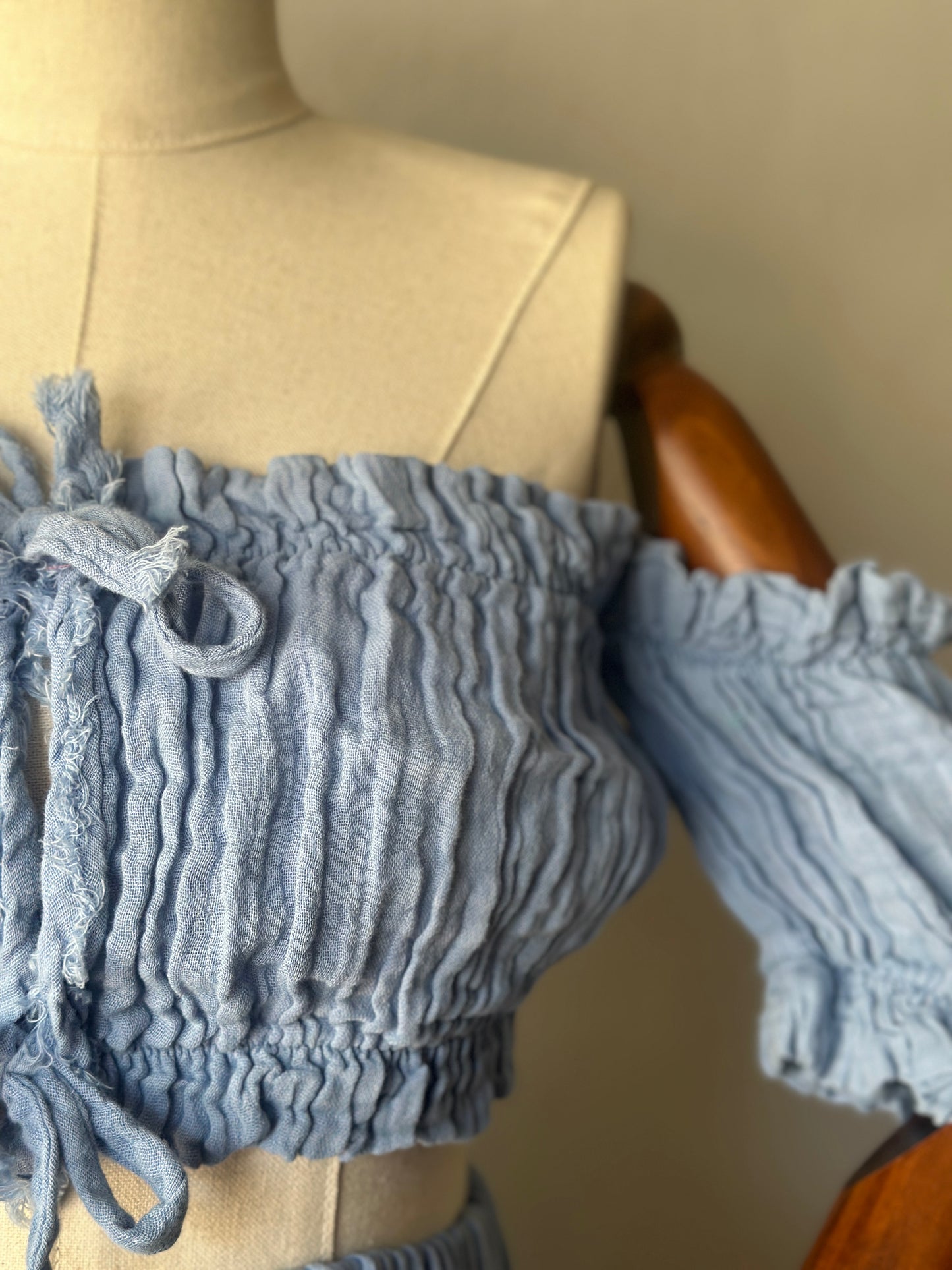 Mini Freya Özel Tasarım 2’li Takım - Bebe Mavi