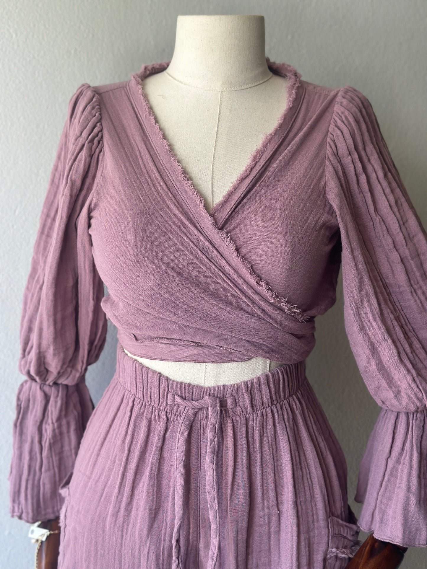 Luna Tasarım 2'li Şortlu Takım - Gül Kurusu