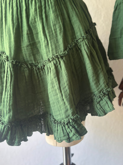 Luna Özel Tasarım 2li Takım - Koyu Yeşil