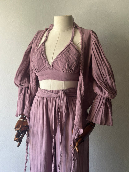 Riva Özel Tasarım 3lü Takım - Gül Kurusu