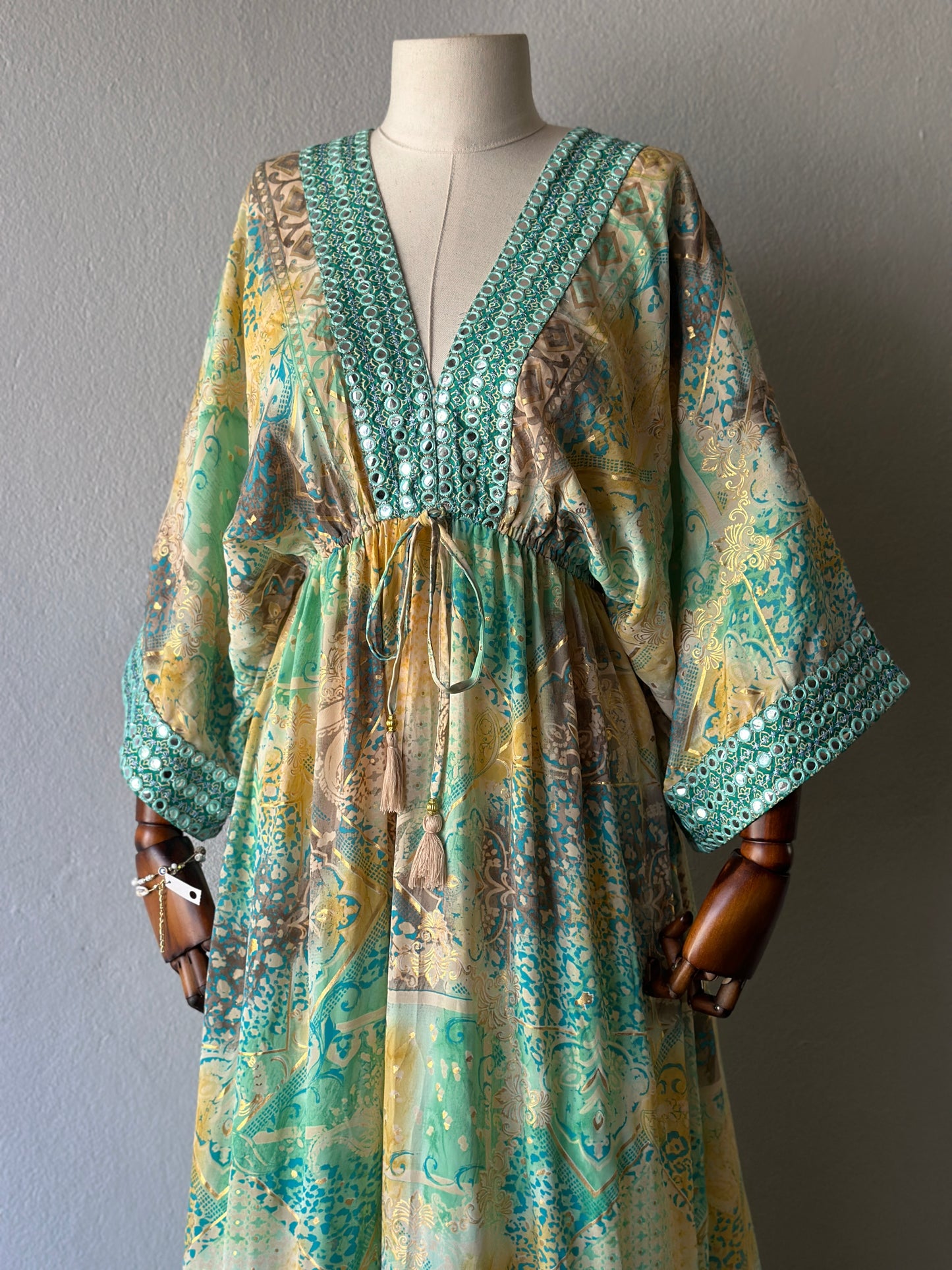 Hint İpek Kollu Elbise - İthal Üründür