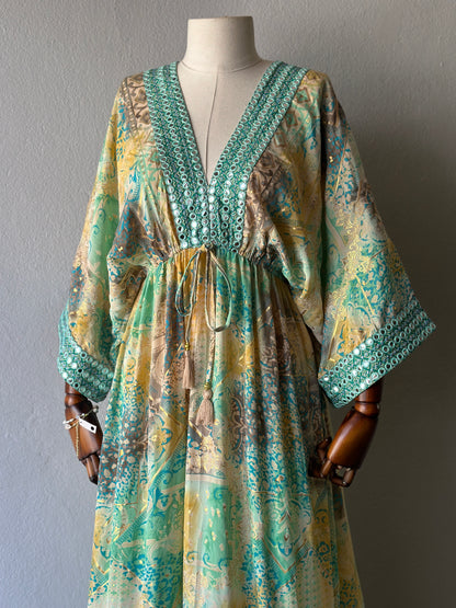 Hint İpek Kollu Elbise - İthal Üründür