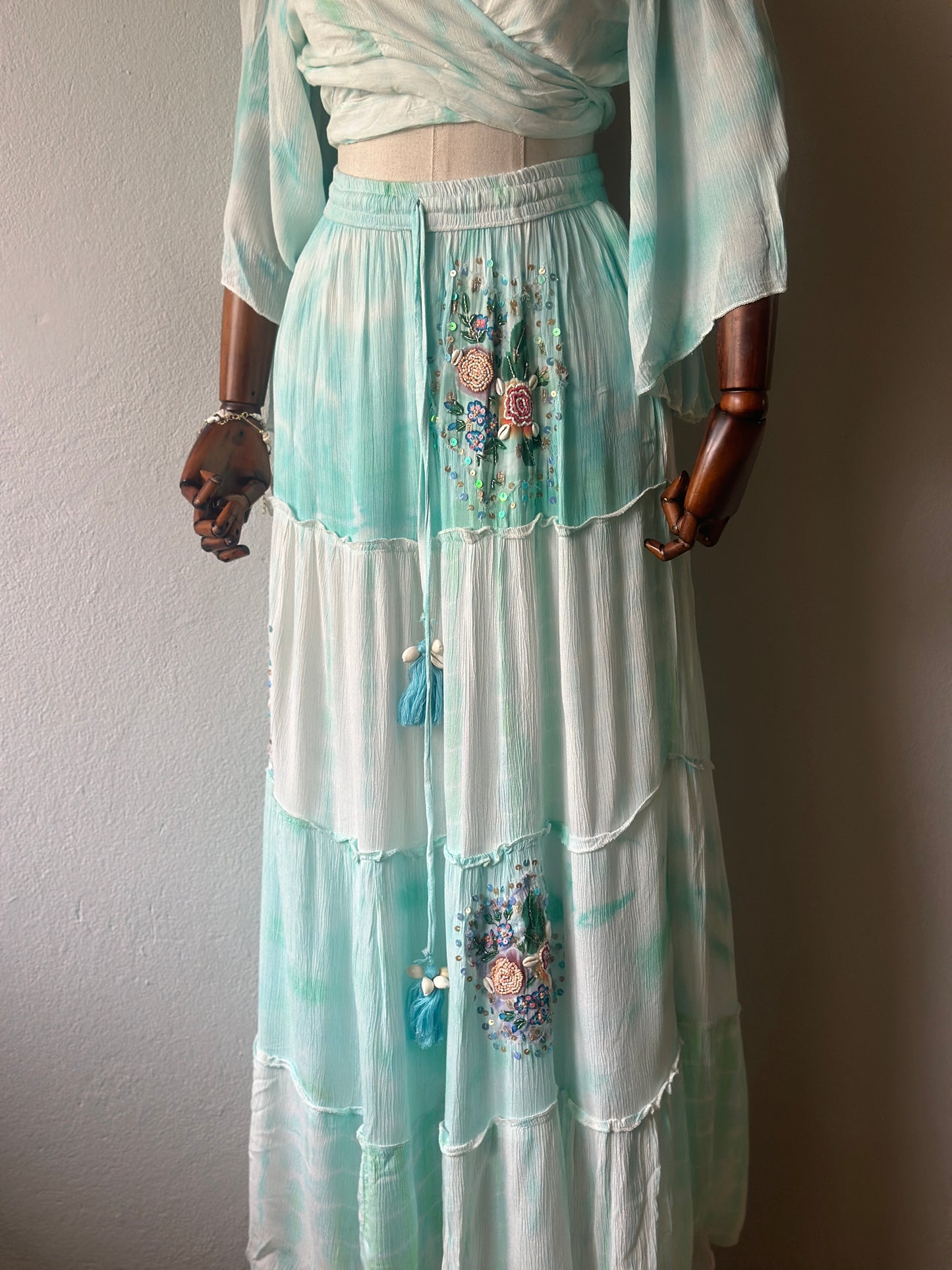 Özel Tasarım İthal 2li takım - bluz ve etek