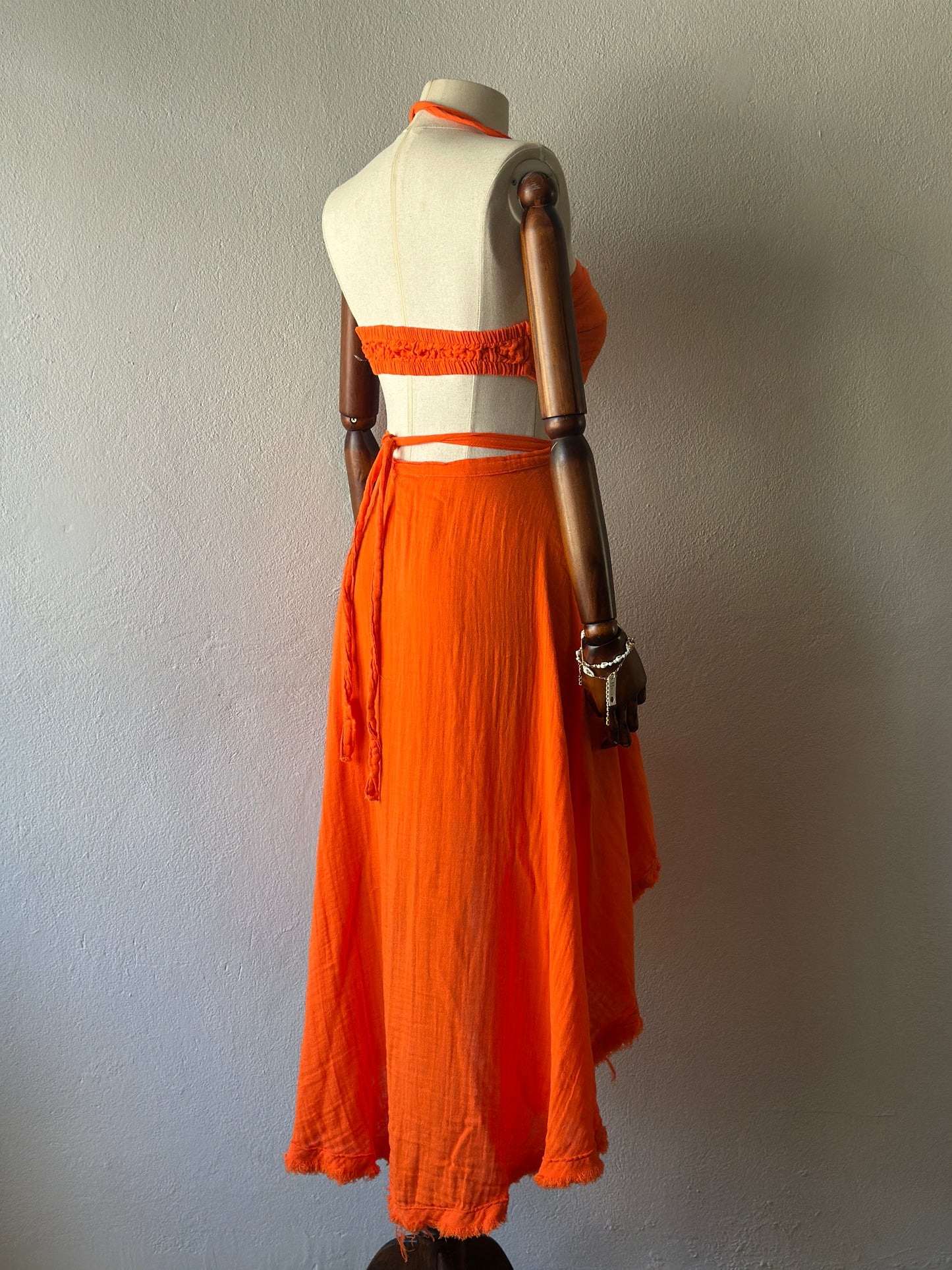 Açelya Özel Tasarım 2’li Takım - Turuncu