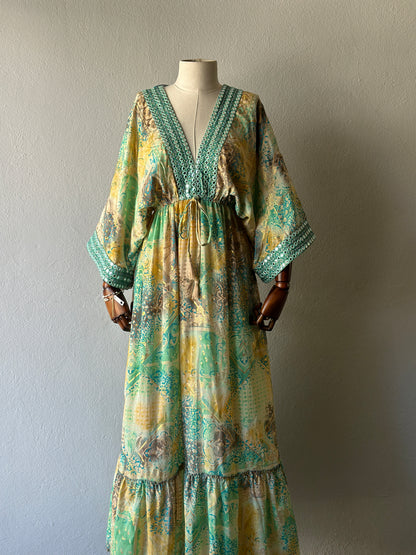 Hint İpek Kollu Elbise - İthal Üründür