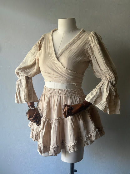 Özel Boho Tasarım 3lü Takım - Bej