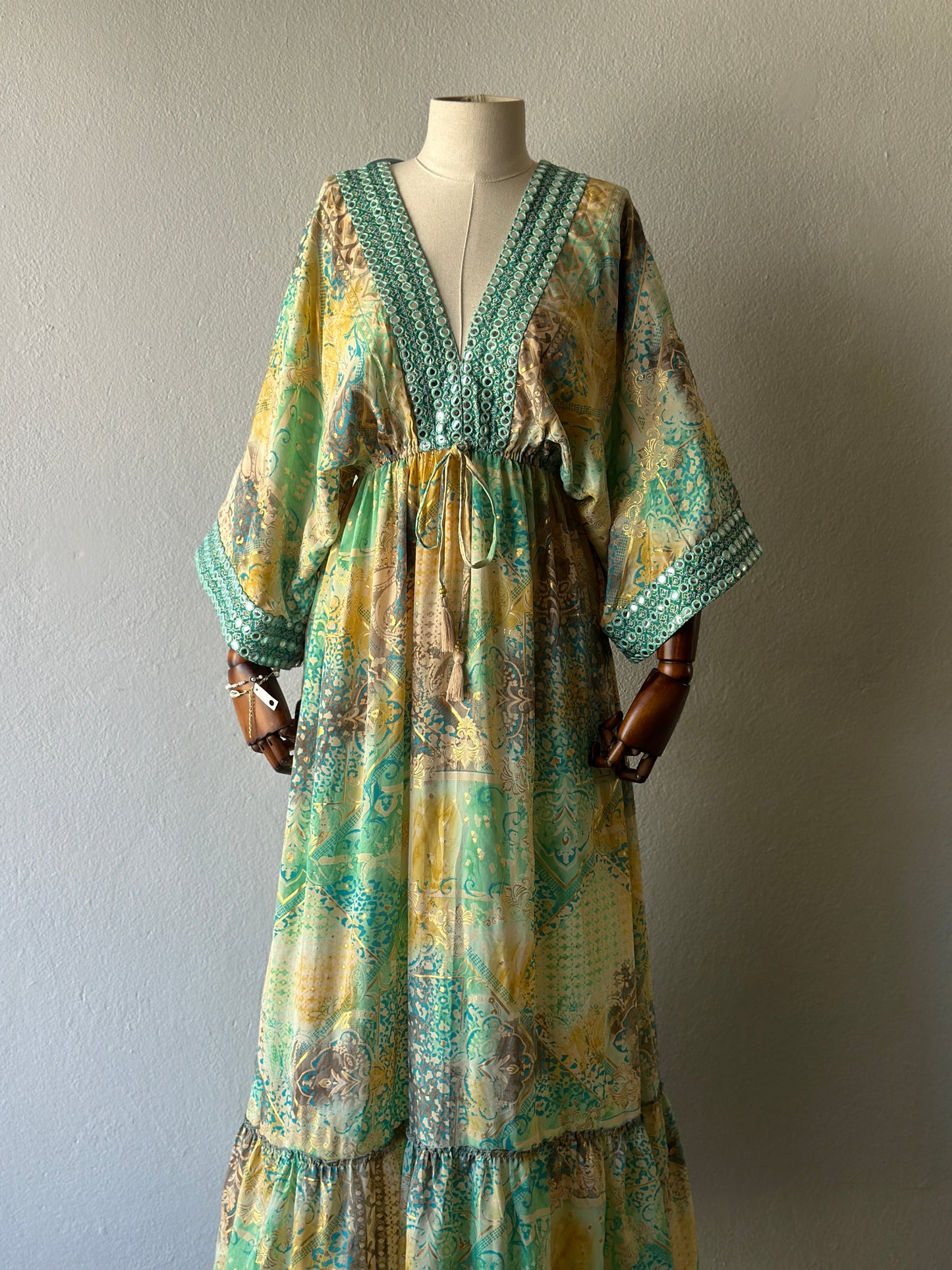 Hint İpek Kollu Elbise - İthal Üründür