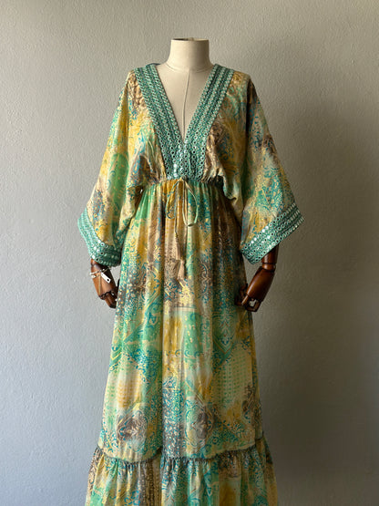 Hint İpek Kollu Elbise - İthal Üründür