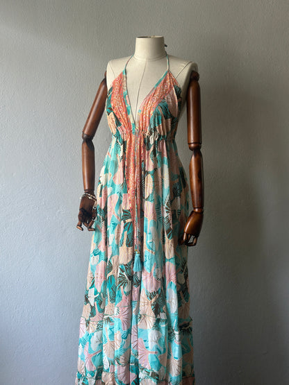 Hint İpek Sırt Açık Elbise