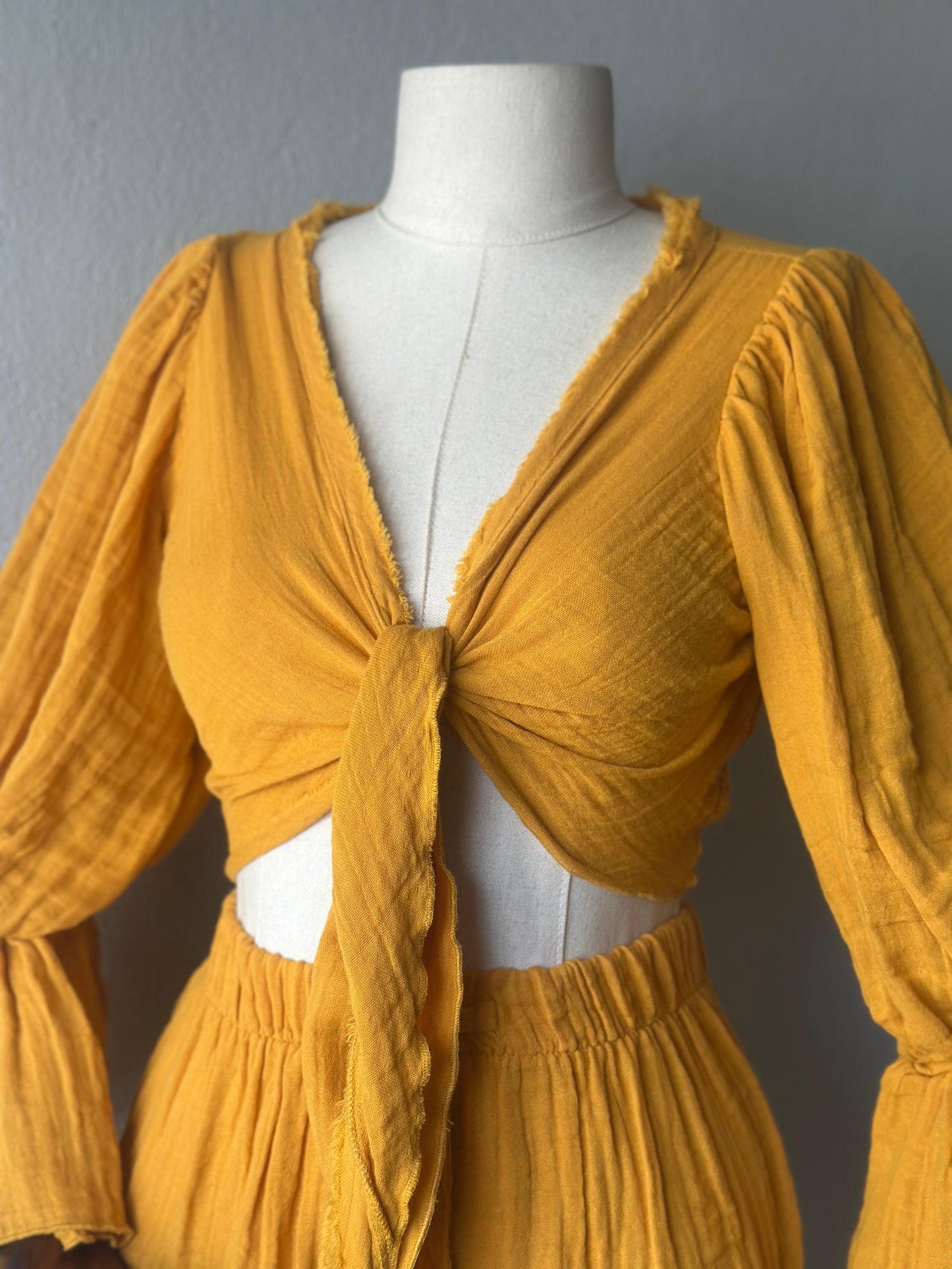 Luna şortlu 2’li Takım - Hardal