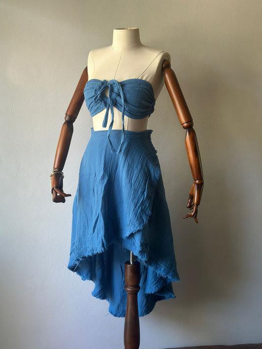 Açelya Özel Tasarım 2li Takım - Koyu Mavi