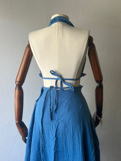 Açelya Özel Tasarım 2li Takım - Koyu Mavi