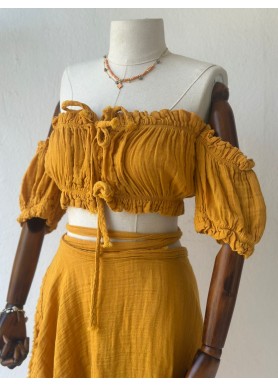 Hardal Rengi Mini Bluz